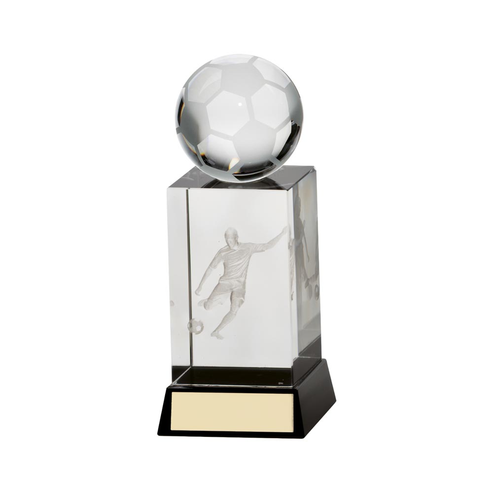 Sterling Football Crystal Award 145mm