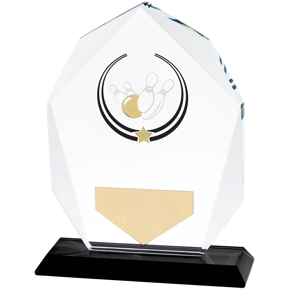 Glacier Ten Pin Bowling Glass Award