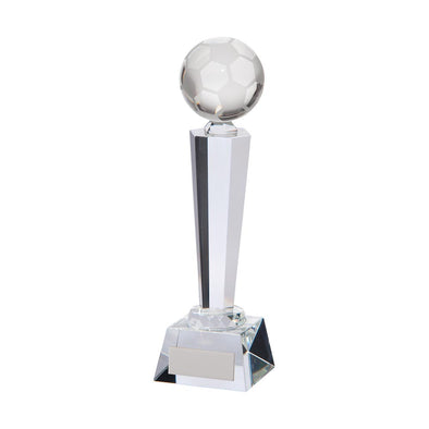 Interceptor Football Crystal Award 240mm