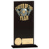 Euphoria Football Hero Player of the Year Glass Award - Jet Black