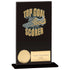 Euphoria Football Hero Top Goal Scorer Glass Award - Jet Black