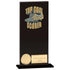 Euphoria Football Hero Top Goal Scorer Glass Award - Jet Black