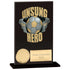 Euphoria Football Unsung Hero Glass Award - Jet Black