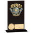 Euphoria Football Hero Respect Glass Award - Jet Black