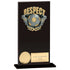 Euphoria Football Hero Respect Glass Award - Jet Black