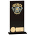 Euphoria Football Hero Respect Glass Award - Jet Black