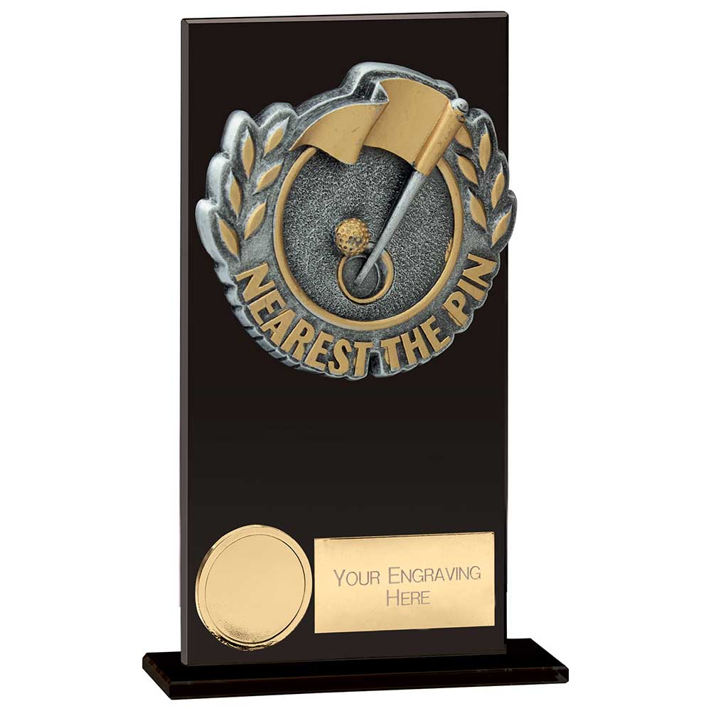 Euphoria Hero Nearest Pin Glass Award - Jet Black