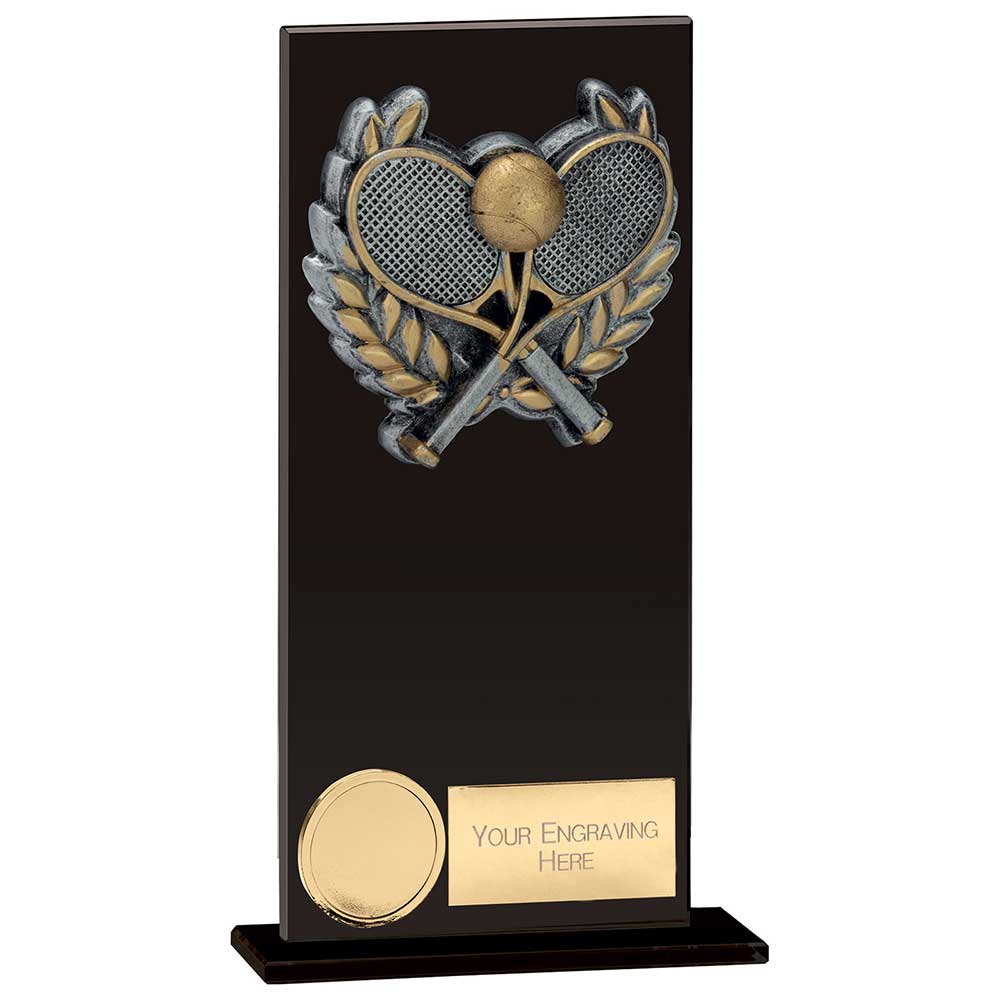 Euphoria Hero Tennis Glass Award - Jet Black