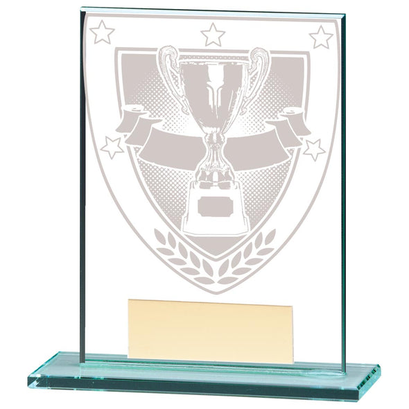 Millennium Achievement Jade Glass Award 110mm
