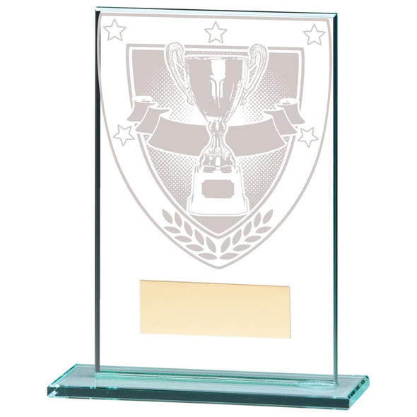 Millennium Achievement Jade Glass Award 125mm
