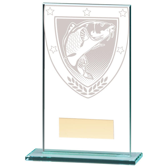 Millennium Fishing Jade Glass Award 140mm