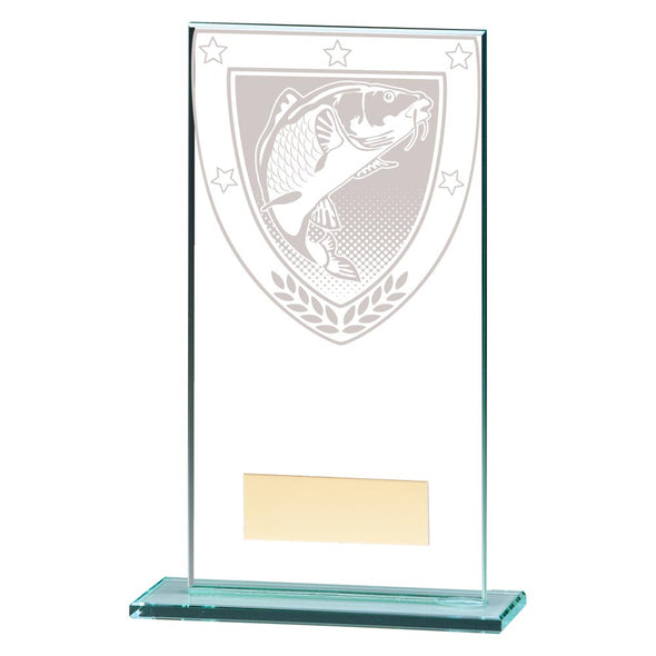 Millennium Fishing Jade Glass Award 160mm
