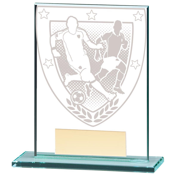 Millennium Football Jade Glass Award 110mm