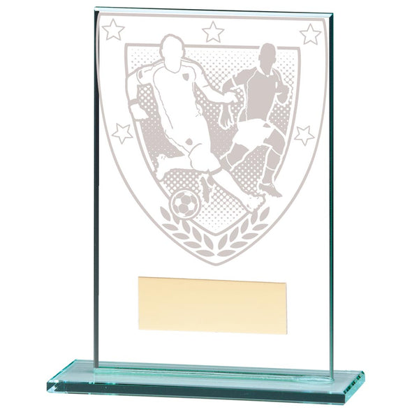 Millennium Football Jade Glass Award 125mm