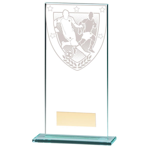 Millennium Football Jade Glass Award 180mm