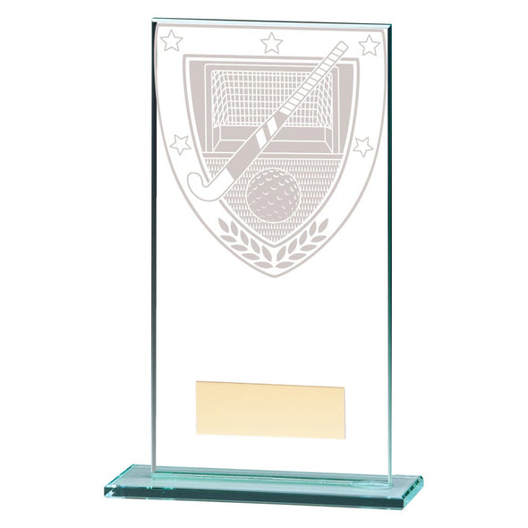 Millennium Hockey Jade Glass Award 160mm