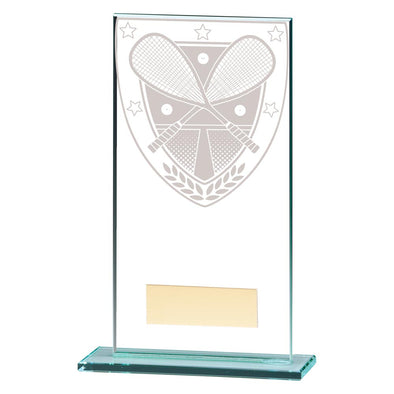 Millennium Squash Jade Glass Award 160mm