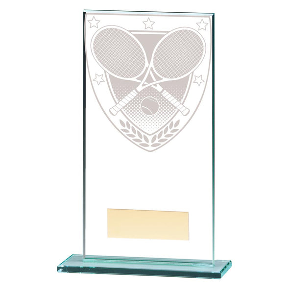 Millennium Tennis Jade Glass Award 160mm