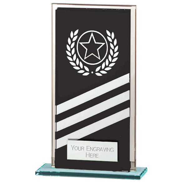 Talisman Mirror Glass Award (Black/Silver)
