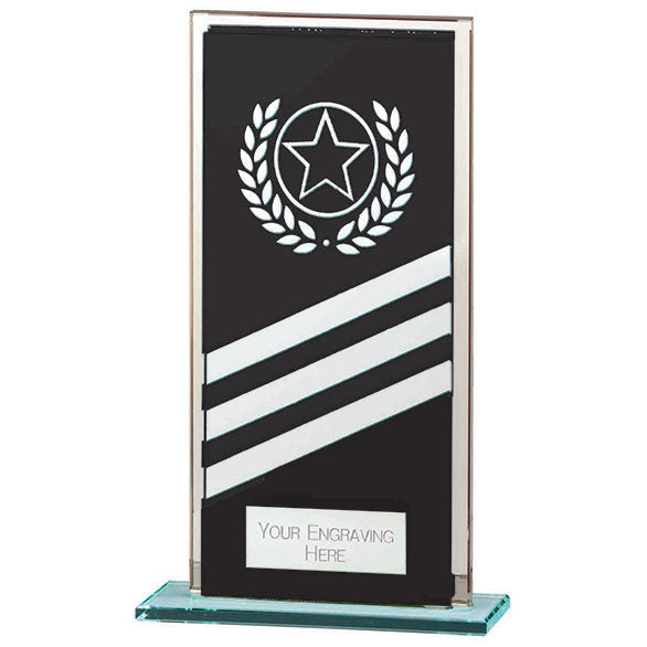 Talisman Mirror Glass Award (Black/Silver)