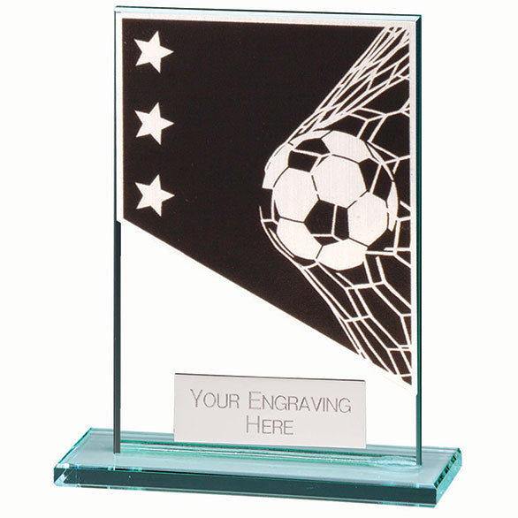 Mustang Football Jade Glass Award