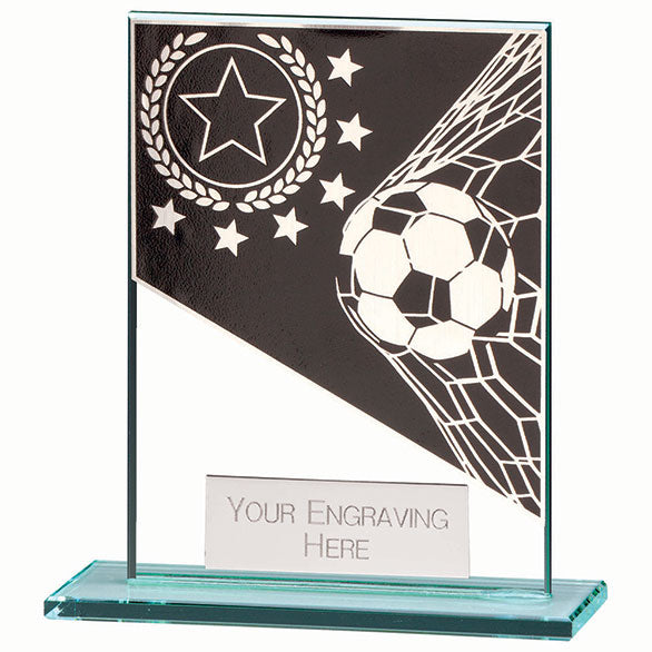 Mustang Football Jade Glass Award