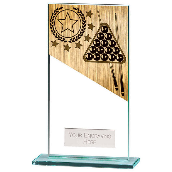 Mustang Snooker Jade Glass Award