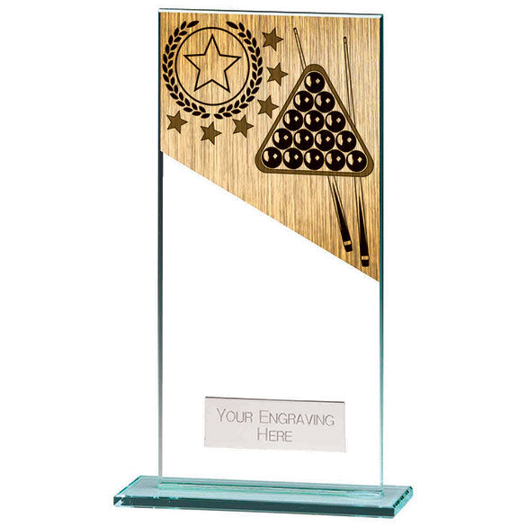 Mustang Snooker Jade Glass Award