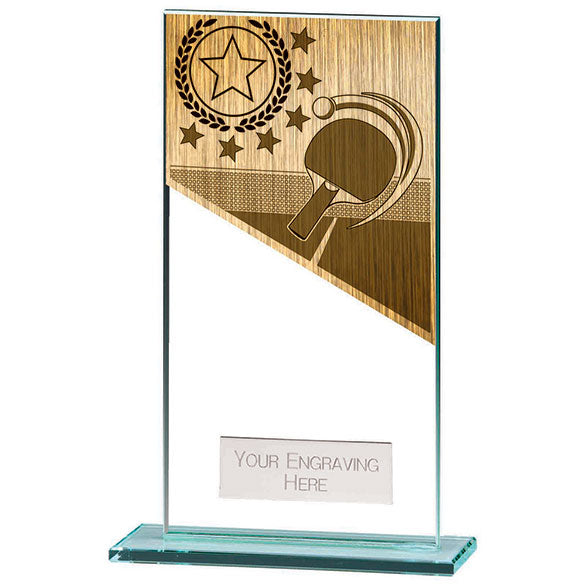 Mustang Table Tennis Jade Glass Award