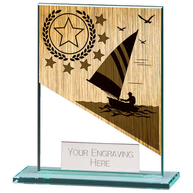 Mustang Sailing Jade Glass Award 110mm