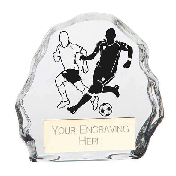 Mystique Football Male Glass Award