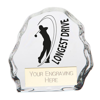 Mystique Longest Drive Glass Award 75mm