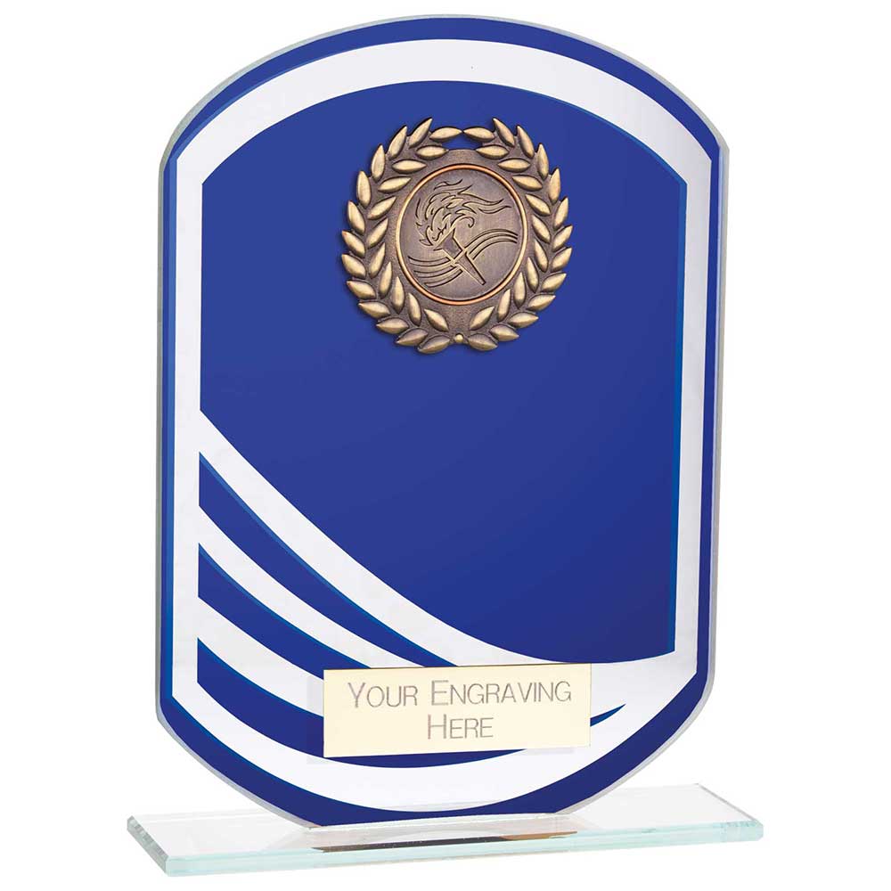 Argon Glass Award - Blue