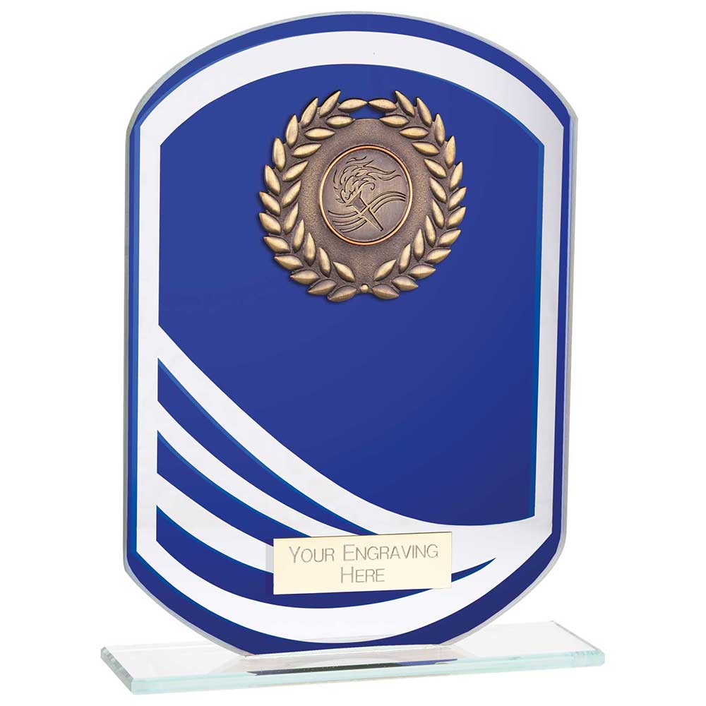 Argon Glass Award - Blue