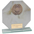 Quarry Marble-Effect Jade Glass Octagonal Multisport Award (Light)