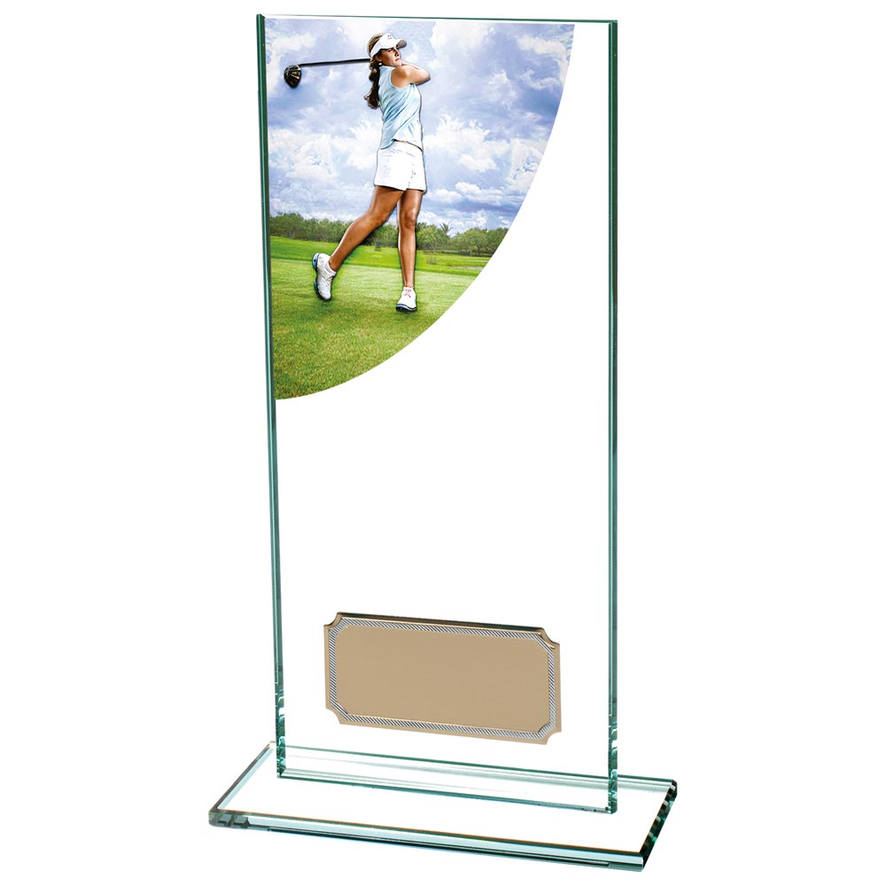 Colour Curve Golf Female Glass Award