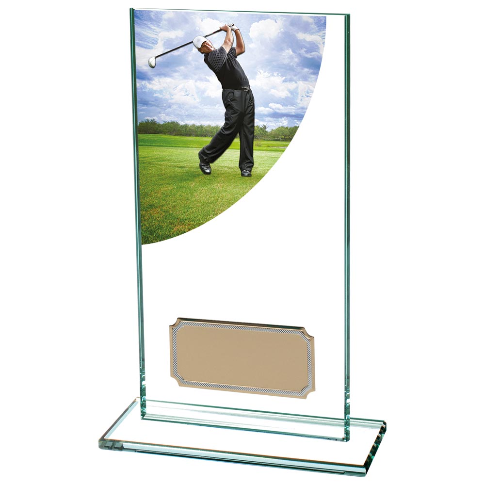Colour Curve Golf Male Glass Award