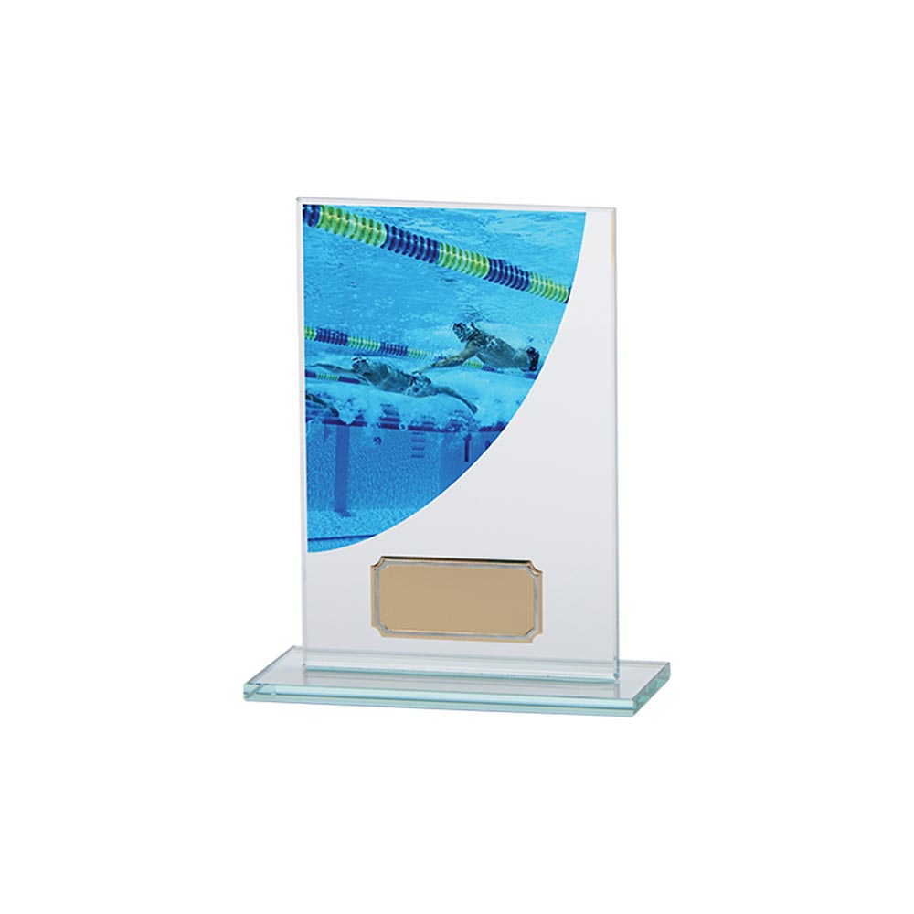 Colour Curve Swimming Jade Glass Award