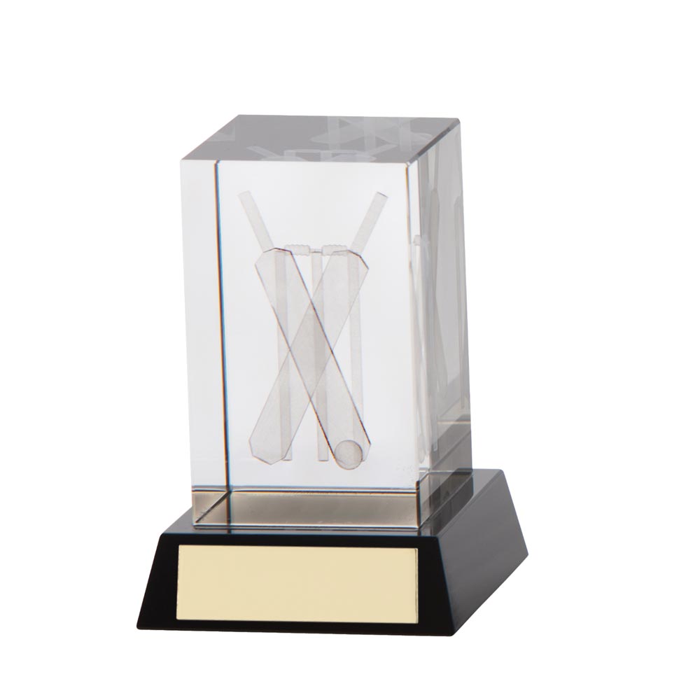 Conquest Cricket 3D Crystal Award