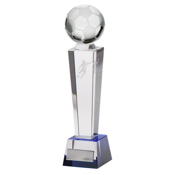 Legend Tower Crystal Football Award 245mm