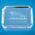 10cm x 7.5cm Optical Crystal Facet Rectangle Paperweight