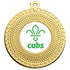 Cubs Gold Swirl 50mm Medal