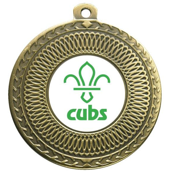 Cubs Bronze Swirl 50mm Medal