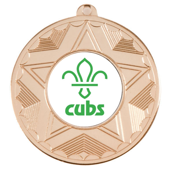 Cubs Gold Star 50mm Medal