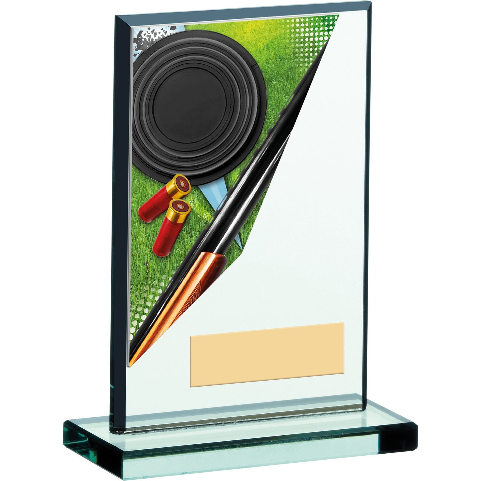 Clay Shooting Acrylic Glass Award