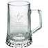Etched Square & Compass Masonic 1 pint Glass Tankard. Satin Gift Box included.