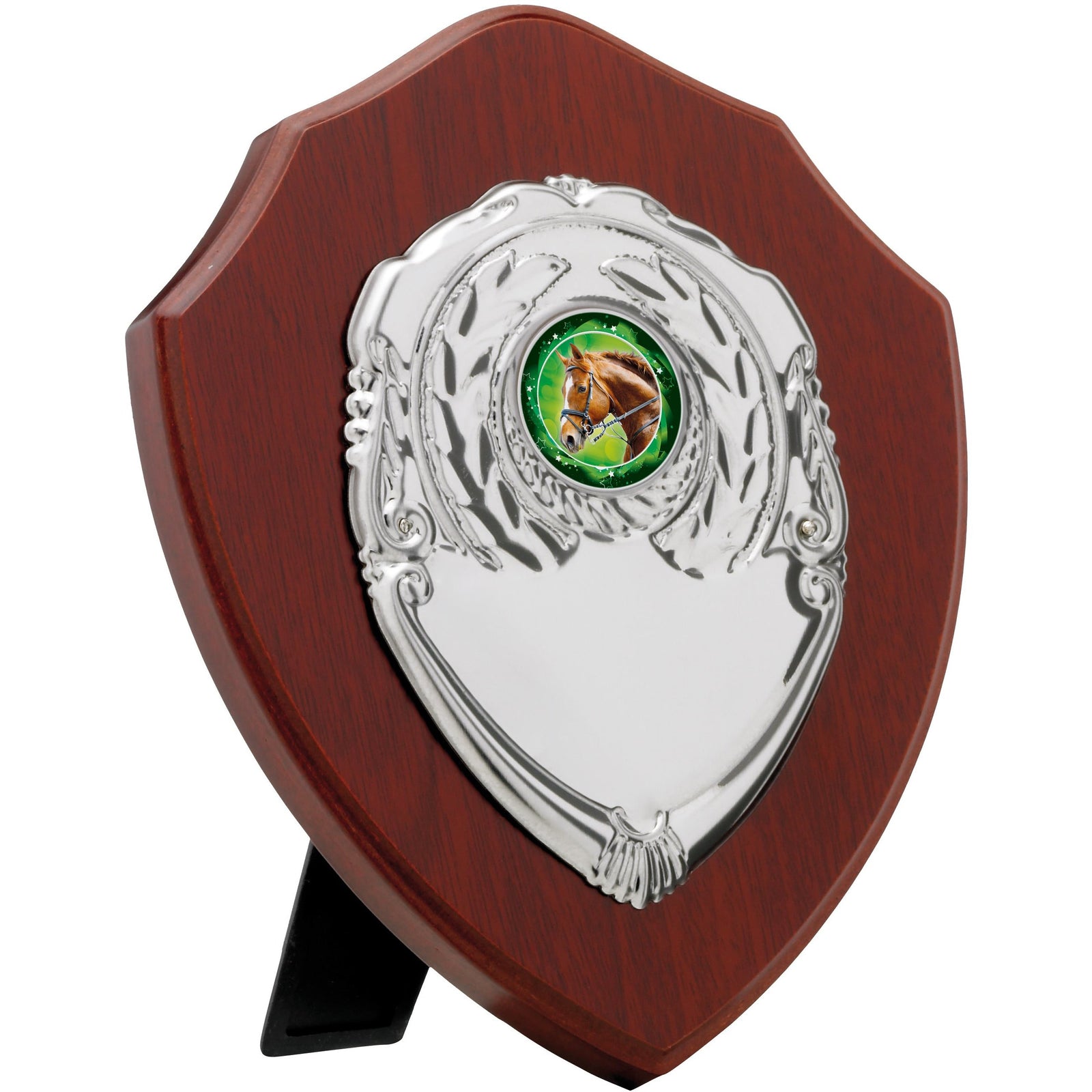 Mahogany Finish Presentation Shield Award
