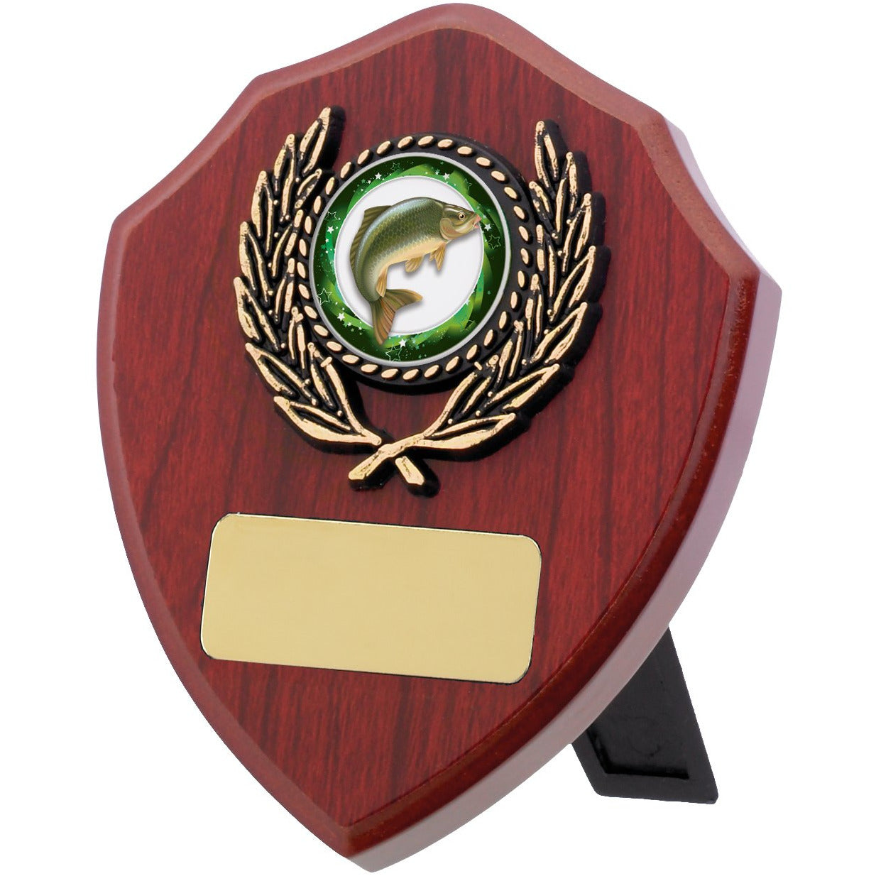 Mahogany Finish Shield Award