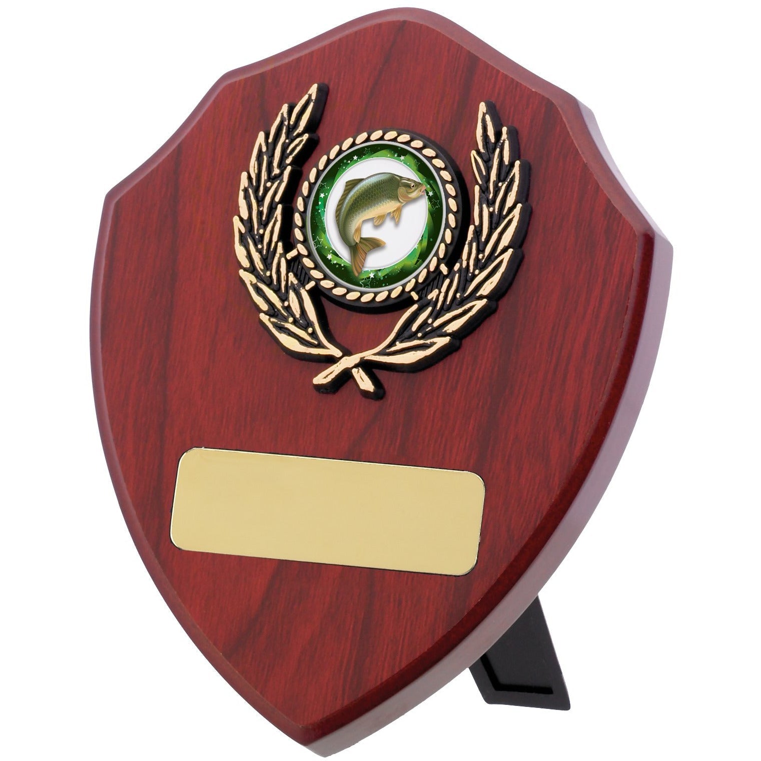 Mahogany Finish Shield Award