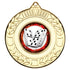 Dominoes Gold Laurel 50mm Medal